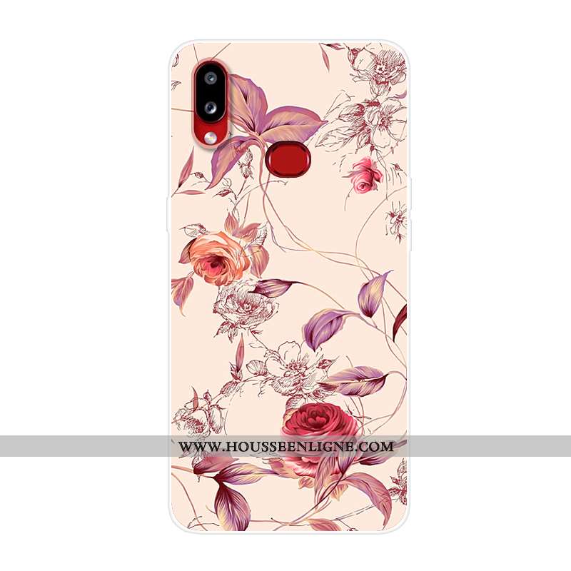 Housse Samsung Galaxy A10s Silicone Étui Incassable Étoile Coque Téléphone Portable Noir