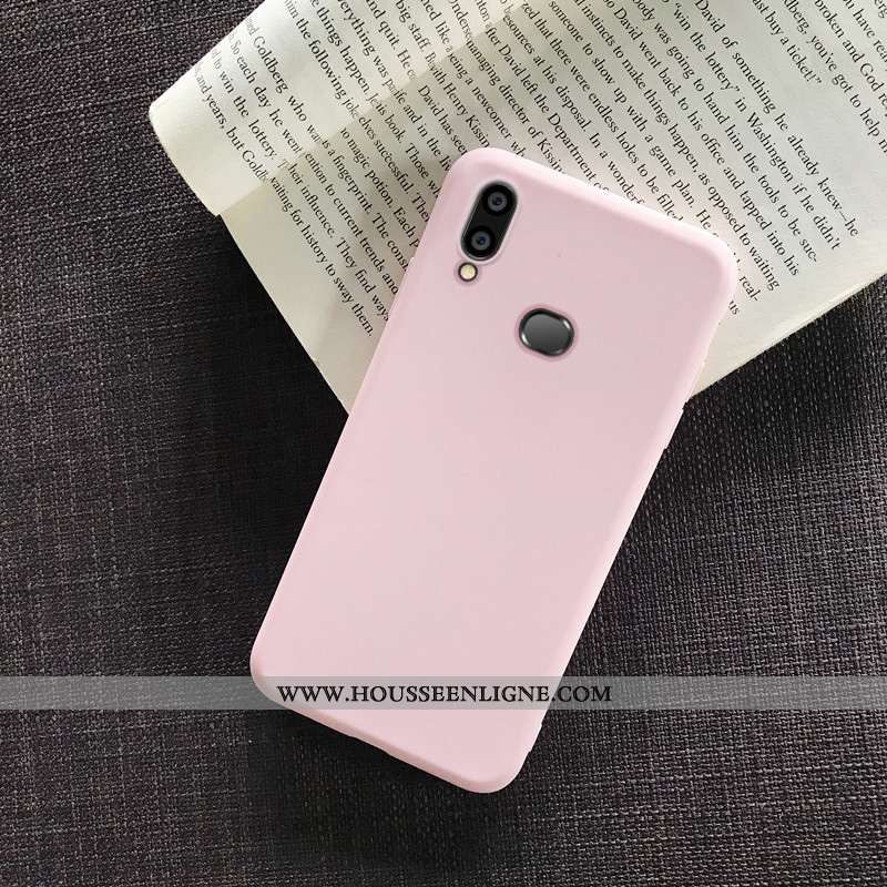 Housse Samsung Galaxy A10s Tendance Fluide Doux Téléphone Portable Coque Jaune Étui Protection