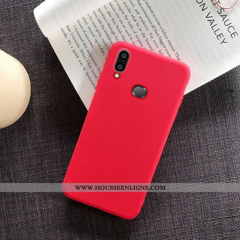 Housse Samsung Galaxy A10s Tendance Fluide Doux Téléphone Portable Coque Jaune Étui Protection