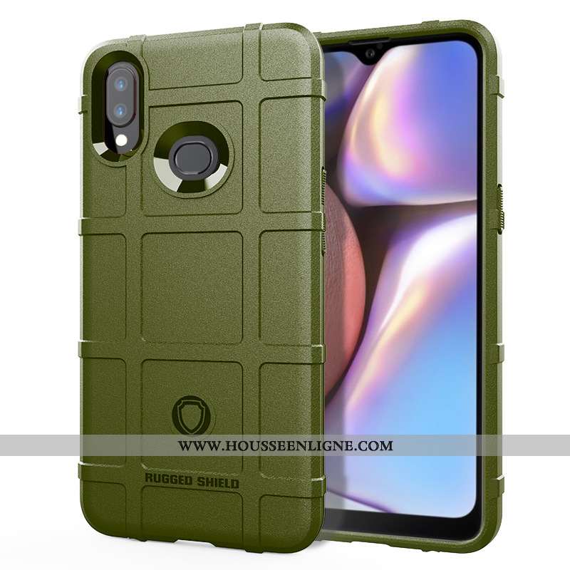Housse Samsung Galaxy A10s Étoile Vert Téléphone Portable Couvercle Arrière Coque Verte