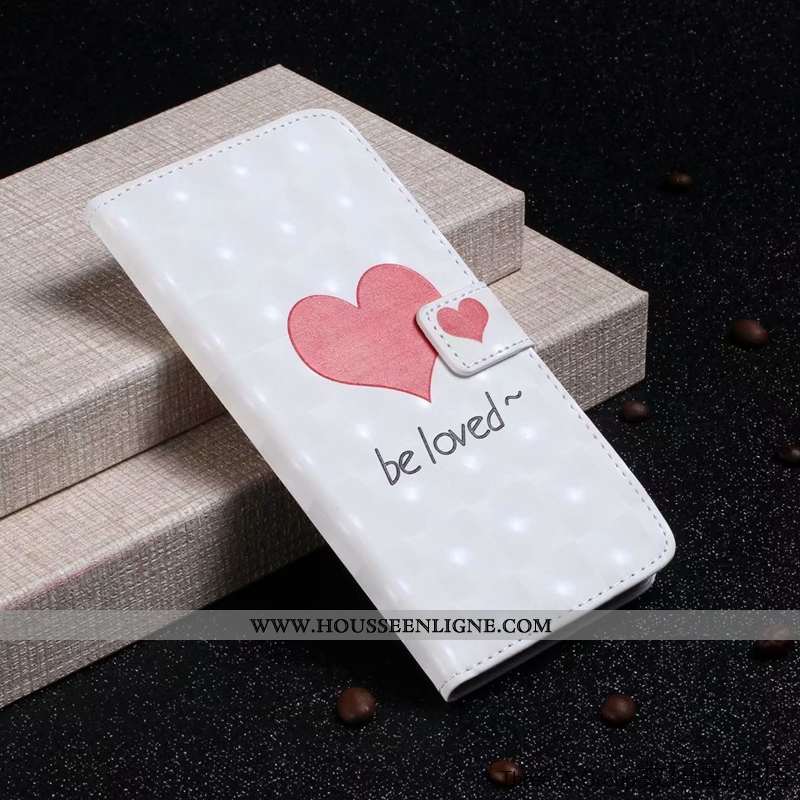 Housse Samsung Galaxy A20e Charmant Protection Coque Étui Étoile Téléphone Portable Blanche