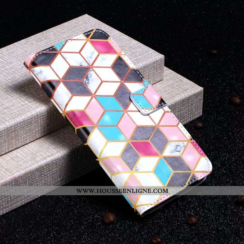 Housse Samsung Galaxy A20e Charmant Protection Coque Étui Étoile Téléphone Portable Blanche