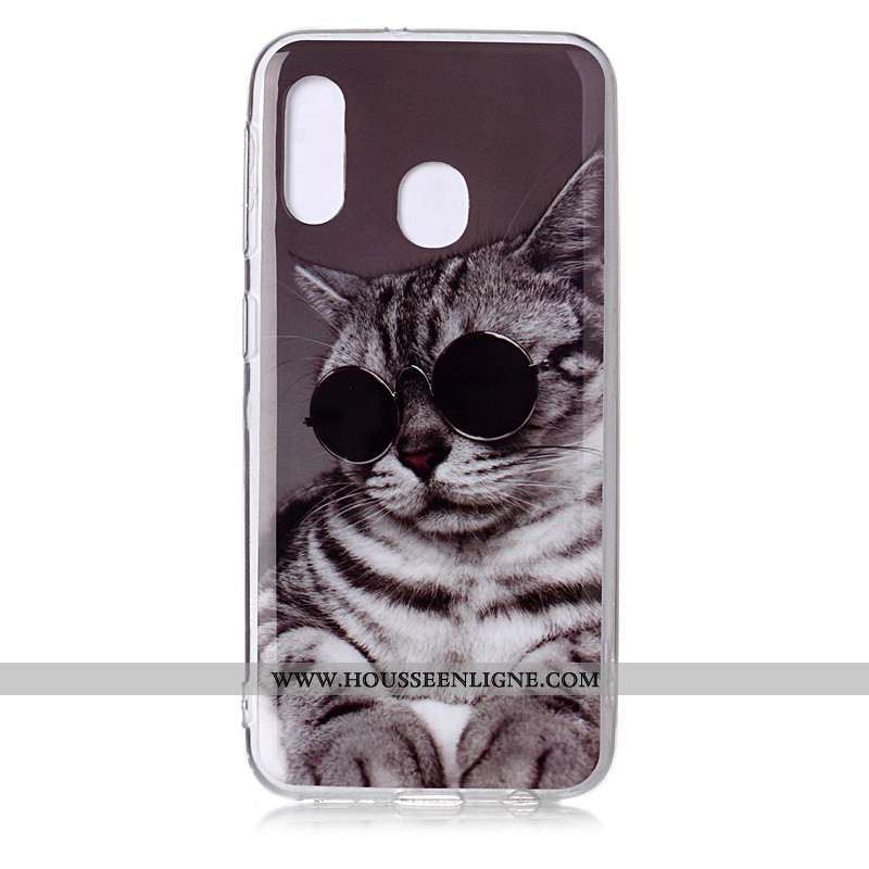 Housse Samsung Galaxy A20e Dessin Animé Tendance Personnalité Coque Fluide Doux Incassable Étoile Bl