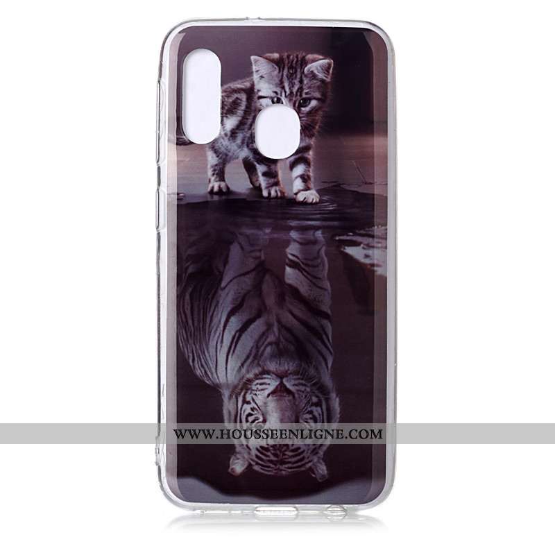 Housse Samsung Galaxy A20e Dessin Animé Tendance Personnalité Coque Fluide Doux Incassable Étoile Bl