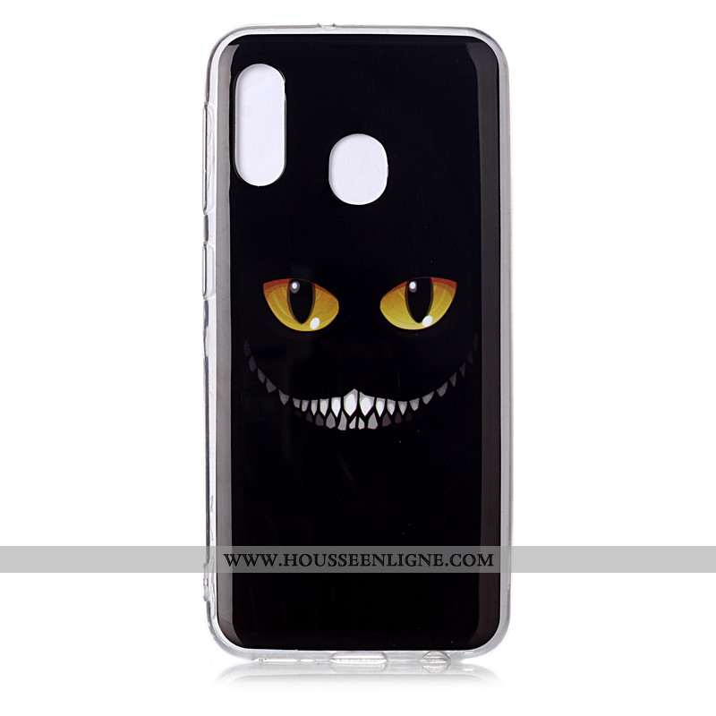 Housse Samsung Galaxy A20e Dessin Animé Tendance Personnalité Coque Fluide Doux Incassable Étoile Bl