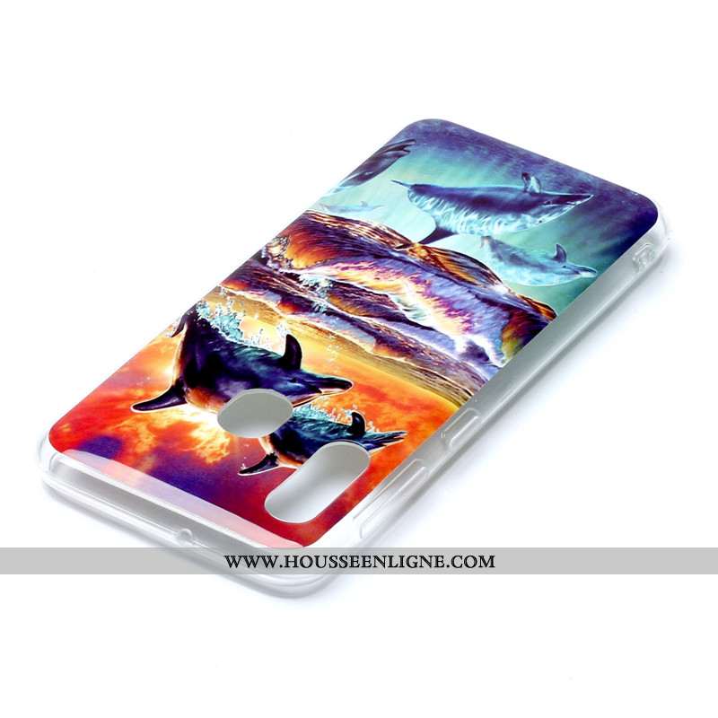 Housse Samsung Galaxy A20e Dessin Animé Tendance Personnalité Coque Fluide Doux Incassable Étoile Bl