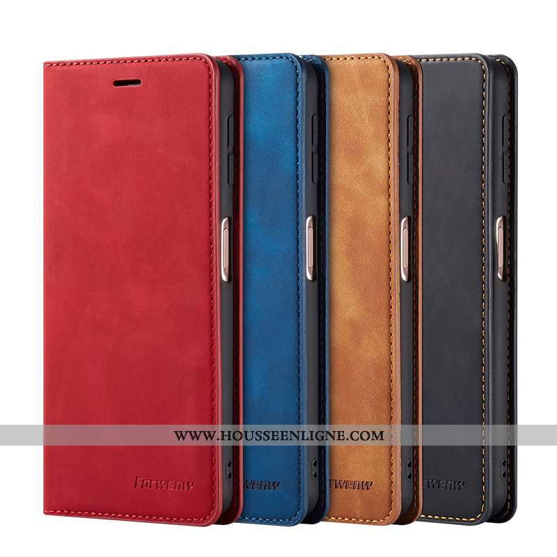 Housse Samsung Galaxy A20e Protection Cuir Véritable Étui Coque Clamshell Tout Compris Étoile Rouge
