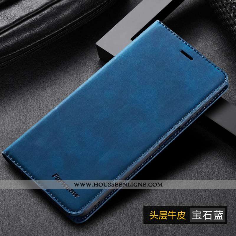 Housse Samsung Galaxy A20e Protection Cuir Véritable Étui Coque Clamshell Tout Compris Étoile Rouge