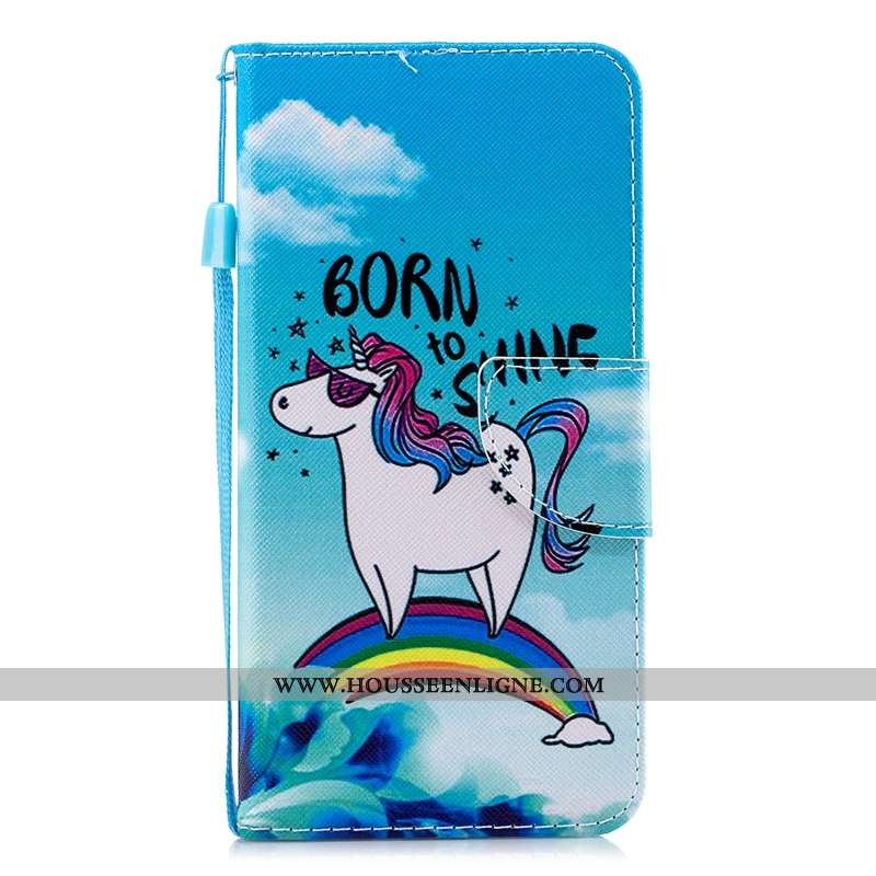 Housse Samsung Galaxy A20e Protection Ornements Suspendus Bleu Étui Nouveau Coque Téléphone Portable