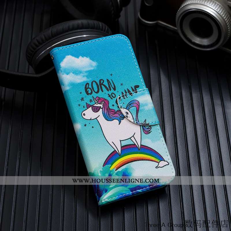 Housse Samsung Galaxy A20e Protection Ornements Suspendus Bleu Étui Nouveau Coque Téléphone Portable