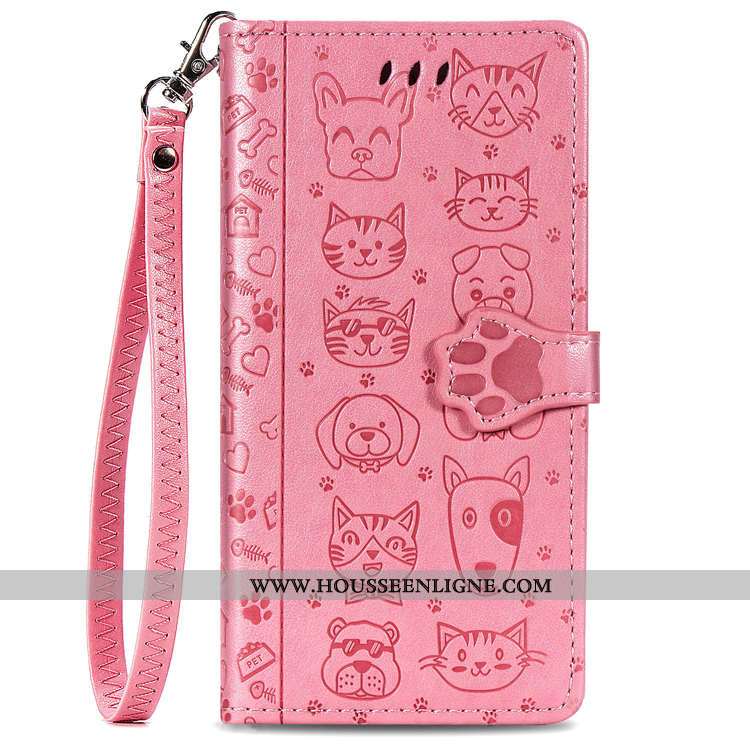 Housse Samsung Galaxy A21s Cuir Dessin Animé Charmant Tout Compris Coque Incassable Étui Violet