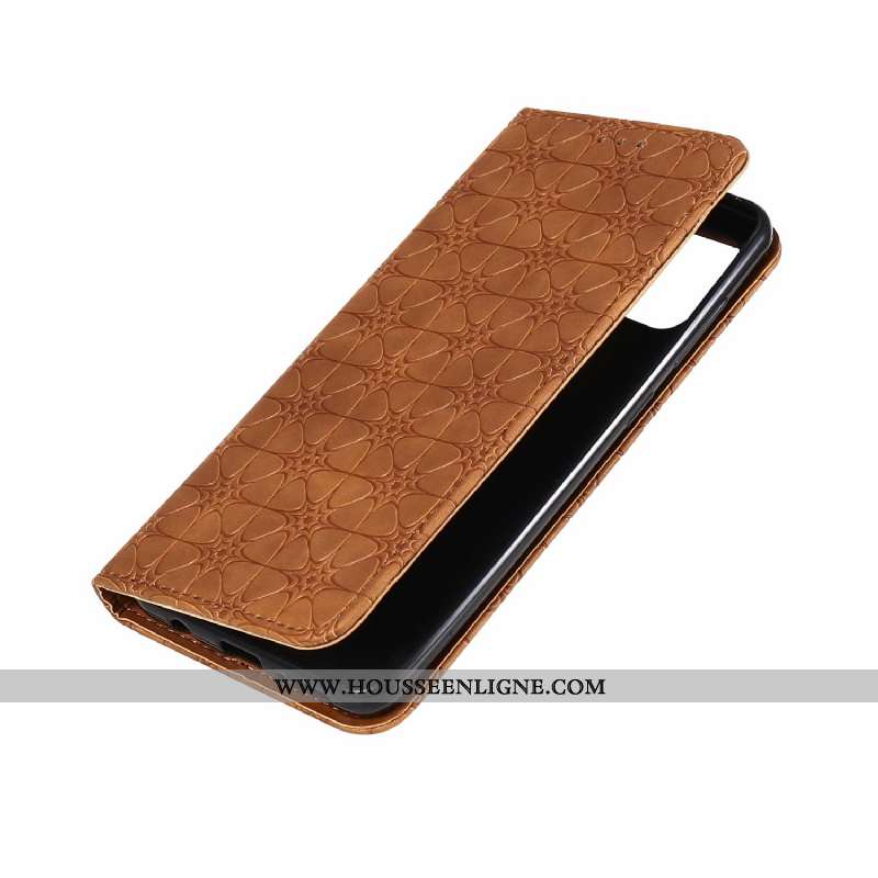 Housse Samsung Galaxy A21s Cuir Modèle Fleurie Coque Tout Compris Téléphone Portable En Relief Chanc