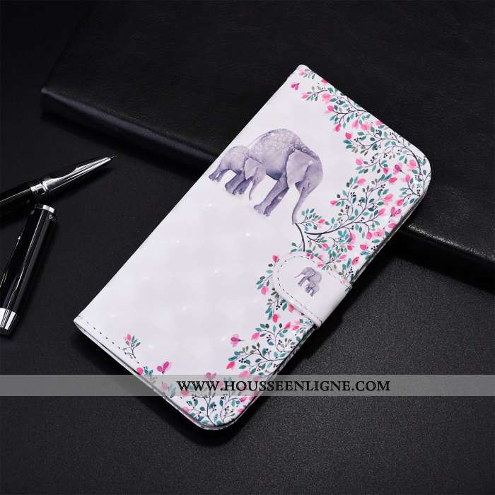 Housse Samsung Galaxy A21s Cuir Protection Étui Coque Téléphone Portable Dessin Animé Étoile Bleu