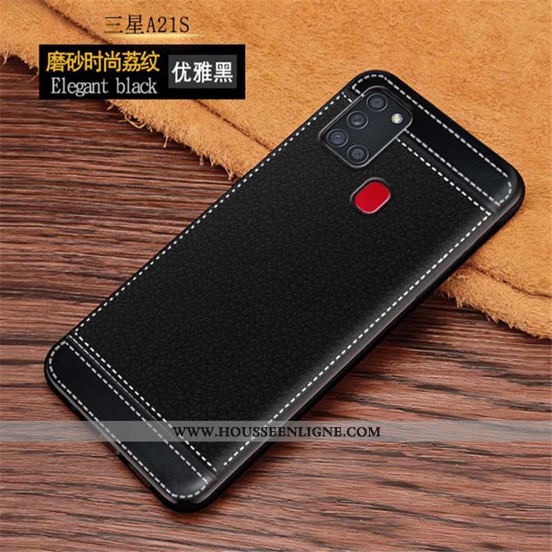 Housse Samsung Galaxy A21s Modèle Fleurie Fluide Doux Incassable Tout Compris Rose Coque Cuir