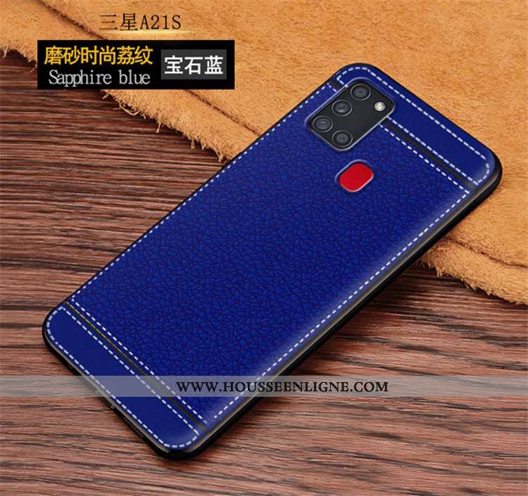 Housse Samsung Galaxy A21s Modèle Fleurie Fluide Doux Incassable Tout Compris Rose Coque Cuir