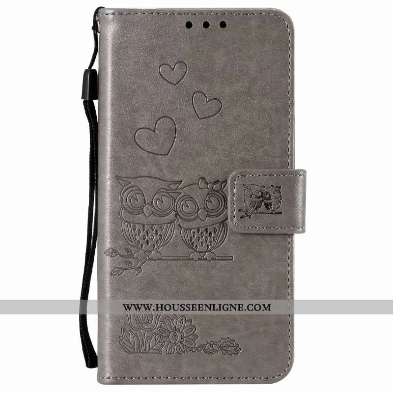 Housse Samsung Galaxy A21s Protection Cuir Étui Clamshell Coque Gris Téléphone Portable