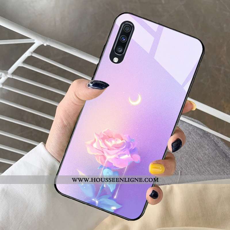 Housse Samsung Galaxy A30s Charmant Protection Étui Dessin Animé Tout Compris Petit Coque Bleu