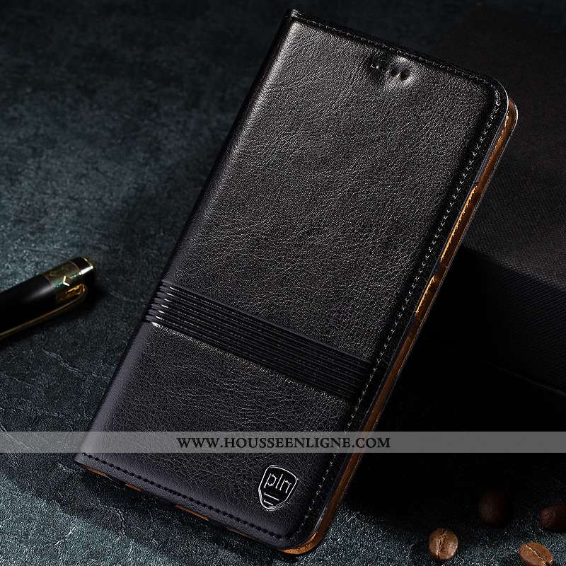 Housse Samsung Galaxy A30s Cuir Véritable Modèle Fleurie Étui Coque Téléphone Portable Étoile Incass