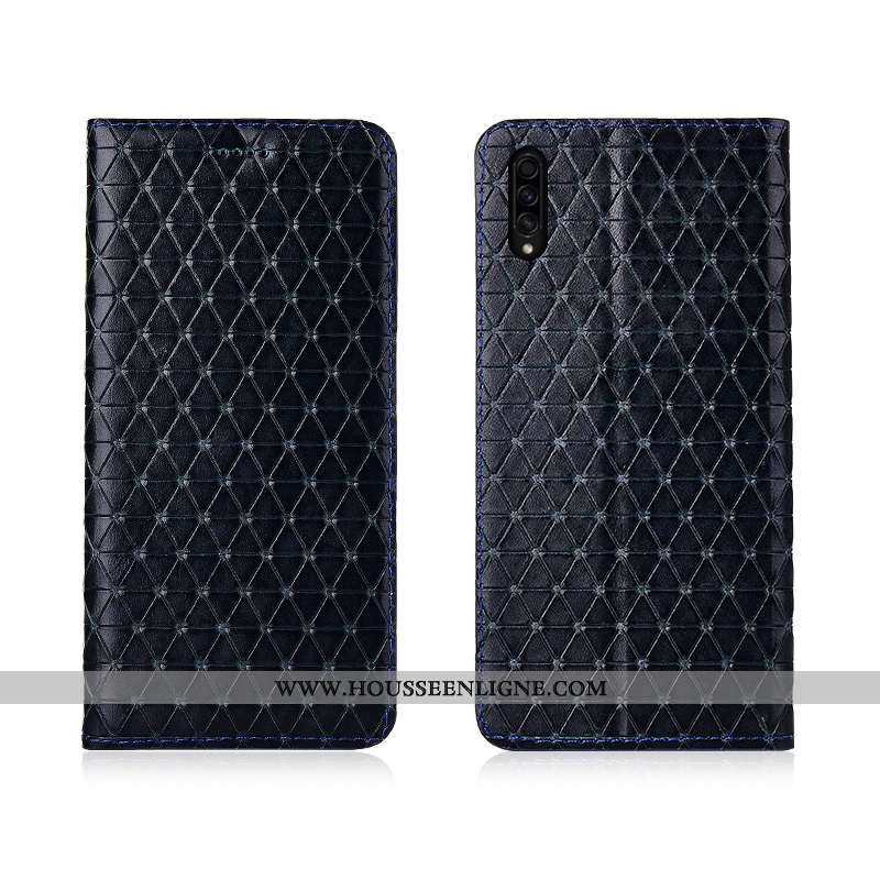 Housse Samsung Galaxy A30s Cuir Véritable Tendance Téléphone Portable Fluide Doux Délavé En Daim Pla