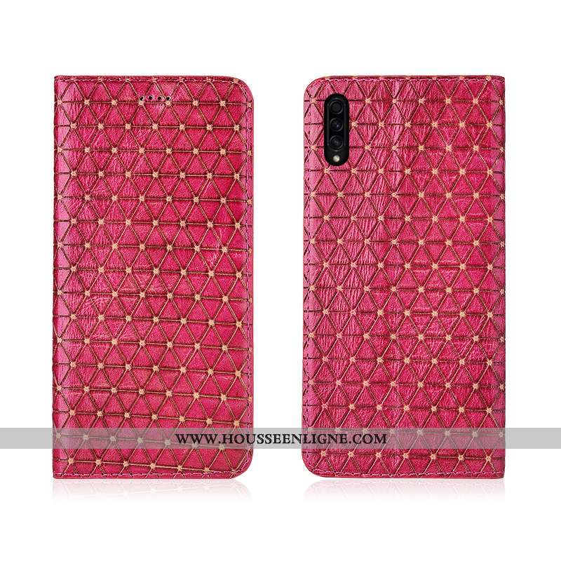 Housse Samsung Galaxy A30s Cuir Véritable Tendance Téléphone Portable Fluide Doux Délavé En Daim Pla