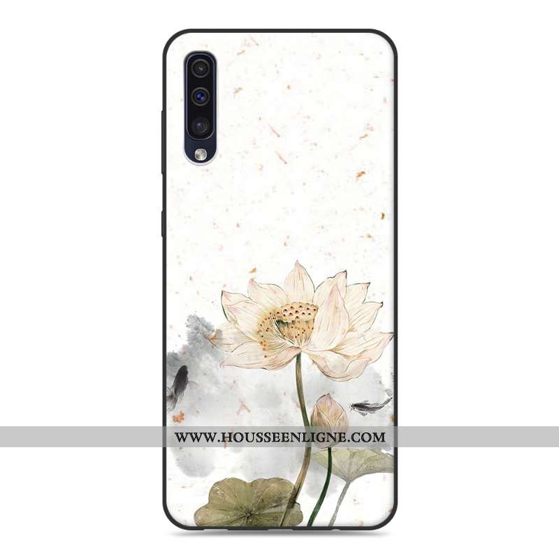 Housse Samsung Galaxy A30s Personnalité Fluide Doux Silicone Téléphone Portable Protection Style Chi