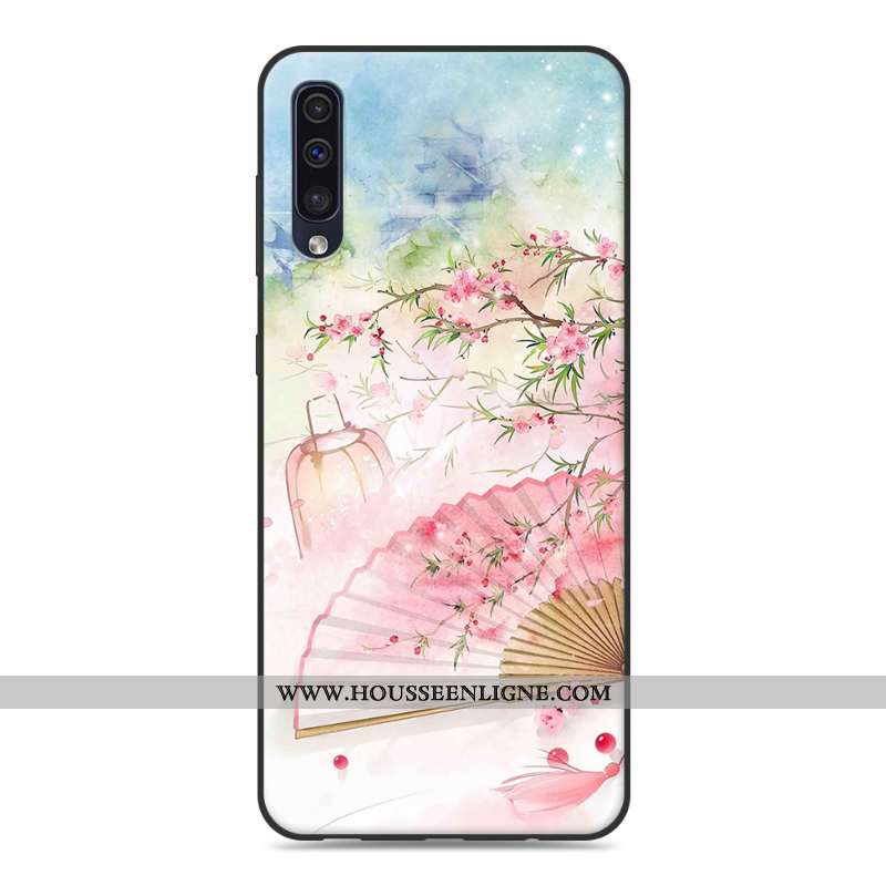 Housse Samsung Galaxy A30s Personnalité Fluide Doux Silicone Téléphone Portable Protection Style Chi