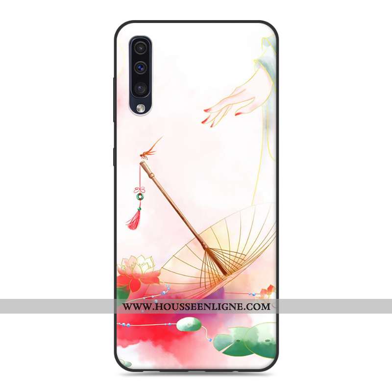 Housse Samsung Galaxy A30s Personnalité Fluide Doux Silicone Téléphone Portable Protection Style Chi