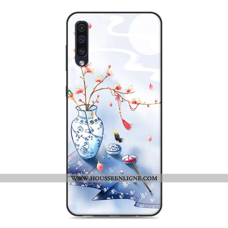 Housse Samsung Galaxy A30s Personnalité Fluide Doux Silicone Téléphone Portable Protection Style Chi