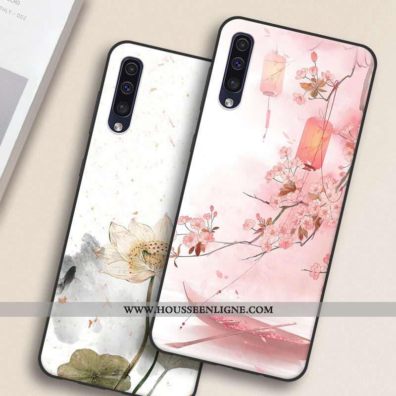 Housse Samsung Galaxy A30s Personnalité Fluide Doux Silicone Téléphone Portable Protection Style Chi