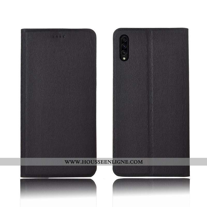 Housse Samsung Galaxy A30s Tendance Cuir Fluide Doux Arbres Tout Compris Coque Incassable Marron