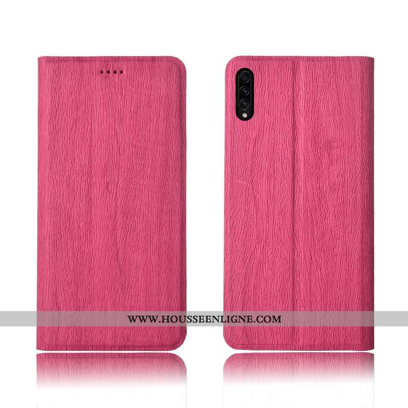 Housse Samsung Galaxy A30s Tendance Cuir Fluide Doux Arbres Tout Compris Coque Incassable Marron