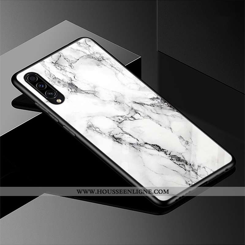 Housse Samsung Galaxy A30s Tendance Protection Personnalité Étui Étoile Créatif Délavé En Daim Noir