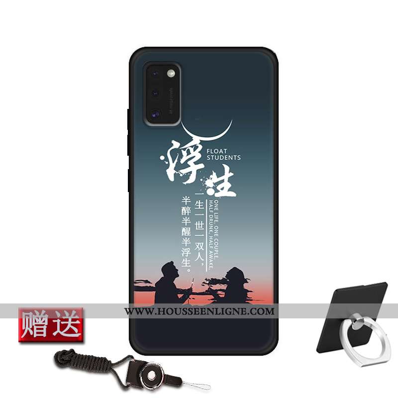 Housse Samsung Galaxy A41 Charmant Fluide Doux Étoile Téléphone Portable Créatif Étui Tout Compris B