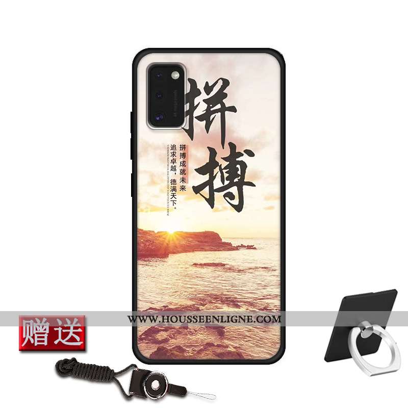 Housse Samsung Galaxy A41 Charmant Fluide Doux Étoile Téléphone Portable Créatif Étui Tout Compris B