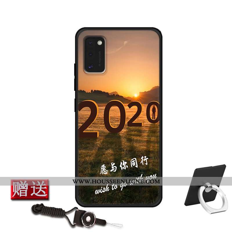 Housse Samsung Galaxy A41 Charmant Fluide Doux Étoile Téléphone Portable Créatif Étui Tout Compris B