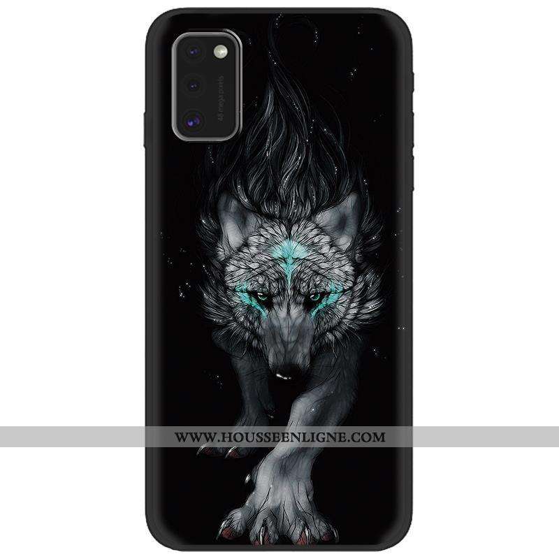 Housse Samsung Galaxy A41 Créatif Dessin Animé Fluide Doux Tendance Téléphone Portable Rose Délavé E