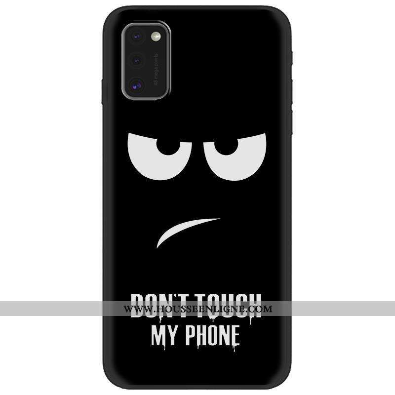 Housse Samsung Galaxy A41 Créatif Dessin Animé Fluide Doux Tendance Téléphone Portable Rose Délavé E