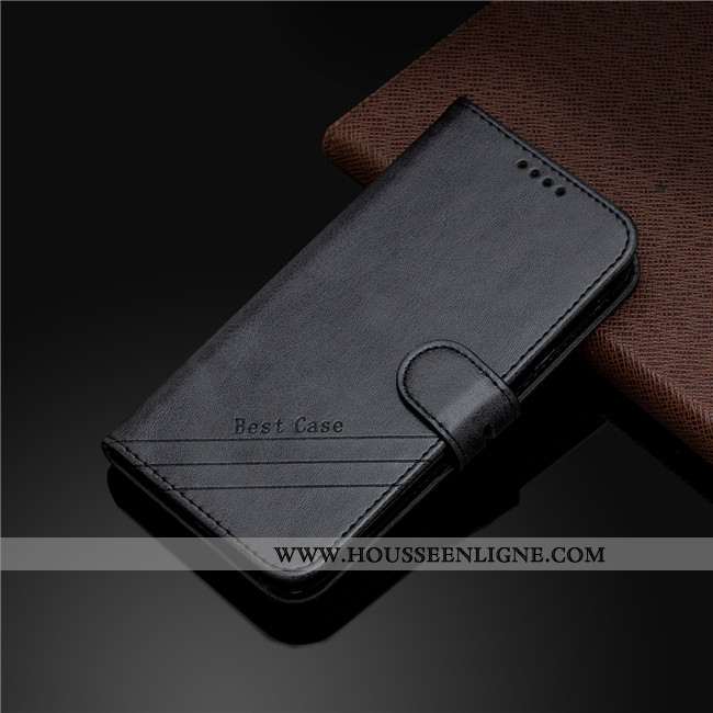 Housse Samsung Galaxy A41 Cuir Protection Tout Compris Coque Étui Téléphone Portable Jaune