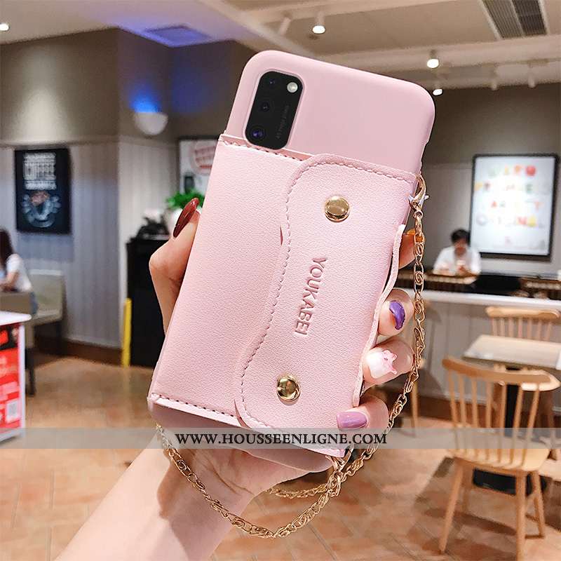 Housse Samsung Galaxy A41 Fluide Doux Silicone Simple Protection Coque Téléphone Portable Incassable