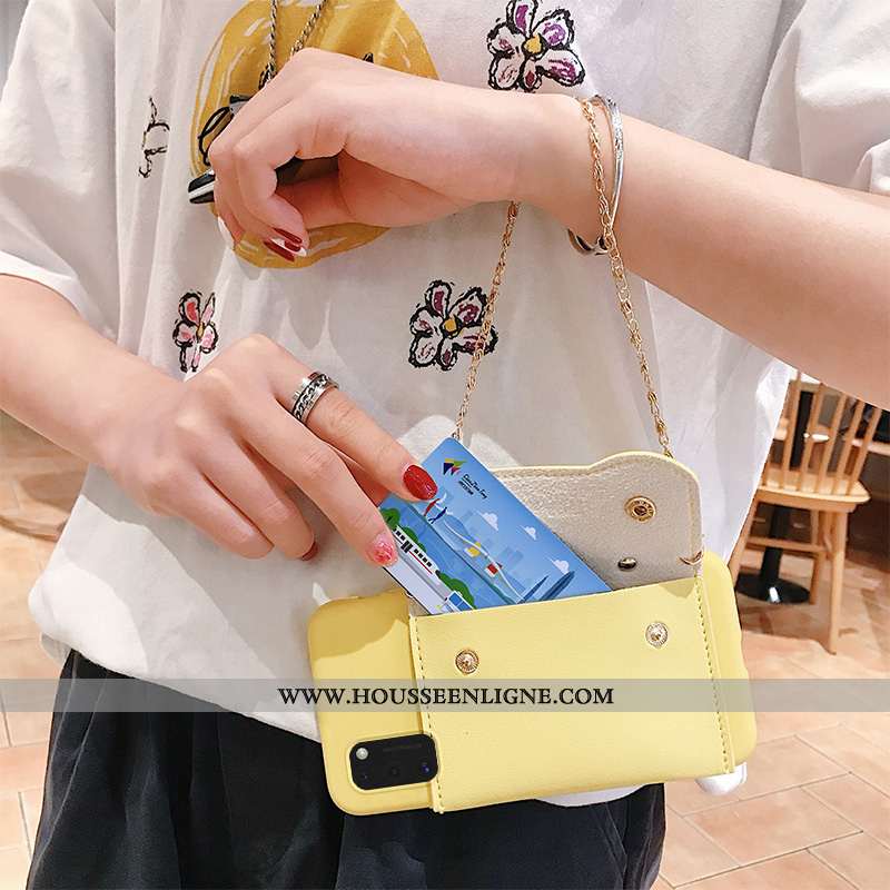 Housse Samsung Galaxy A41 Fluide Doux Silicone Simple Protection Coque Téléphone Portable Incassable
