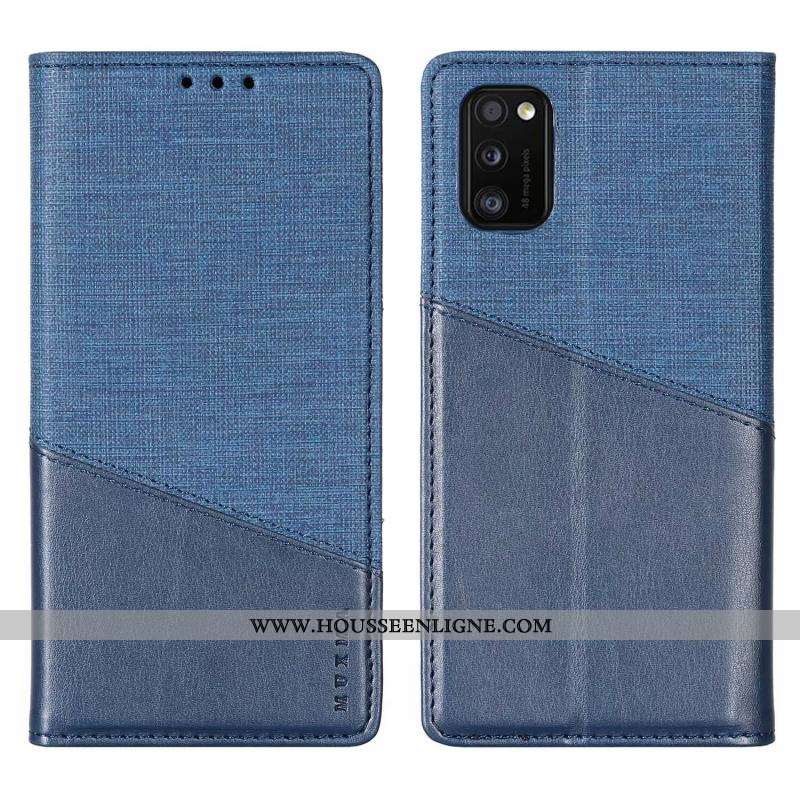 Housse Samsung Galaxy A41 Protection Étoile Bleu Marin Étui Téléphone Portable Tout Compris Incassab