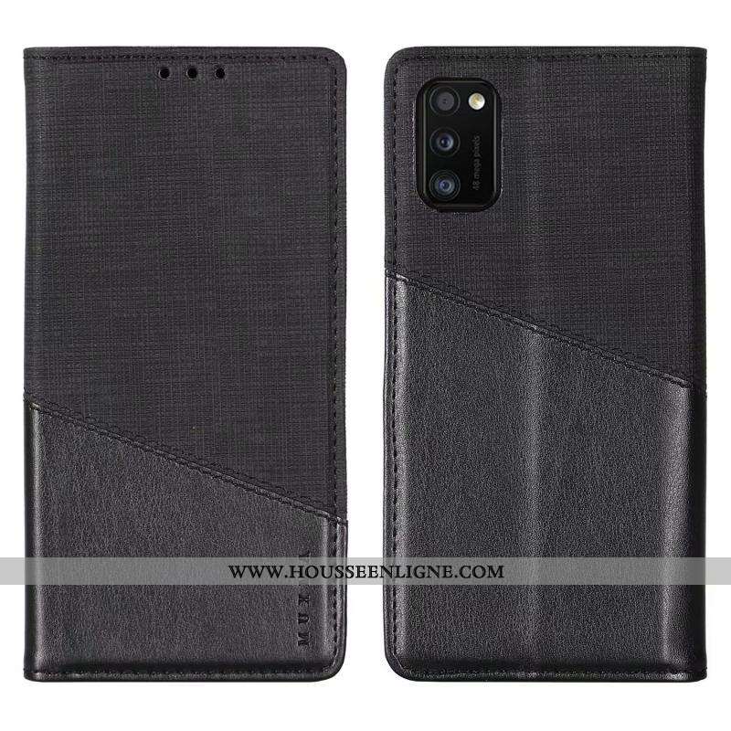 Housse Samsung Galaxy A41 Protection Étoile Bleu Marin Étui Téléphone Portable Tout Compris Incassab