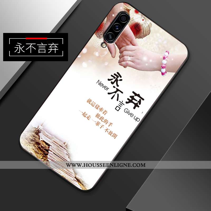 Housse Samsung Galaxy A50 Délavé En Daim Ultra Étui Bleu Marin Silicone Protection Tendance Bleu Fon