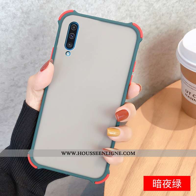 Housse Samsung Galaxy A50s Tendance Silicone Téléphone Portable Charmant Noir Incassable Amoureux