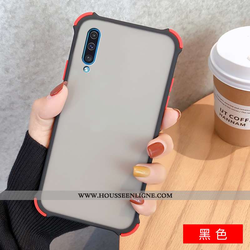 Housse Samsung Galaxy A50s Tendance Silicone Téléphone Portable Charmant Noir Incassable Amoureux