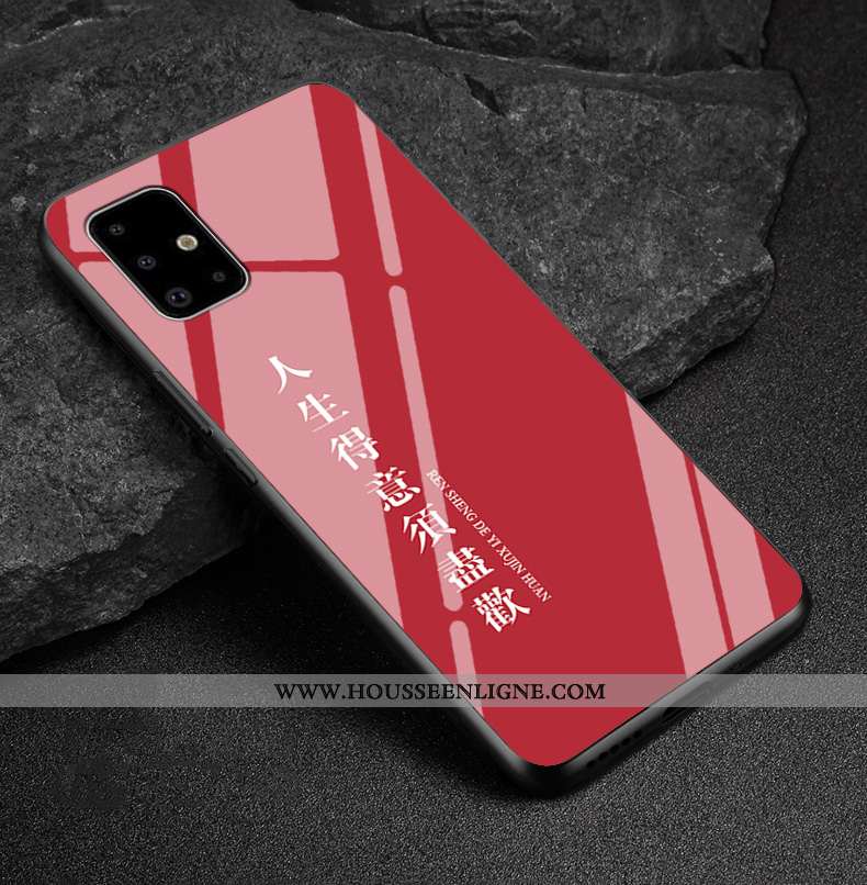 Housse Samsung Galaxy A51 Fluide Doux Mode Coque Créatif Étui Incassable Style Chinois Verte