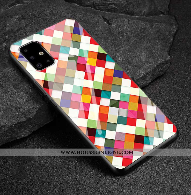 Housse Samsung Galaxy A51 Verre Personnalité Étoile Incassable Fluide Doux Personnalisé Amoureux Rou