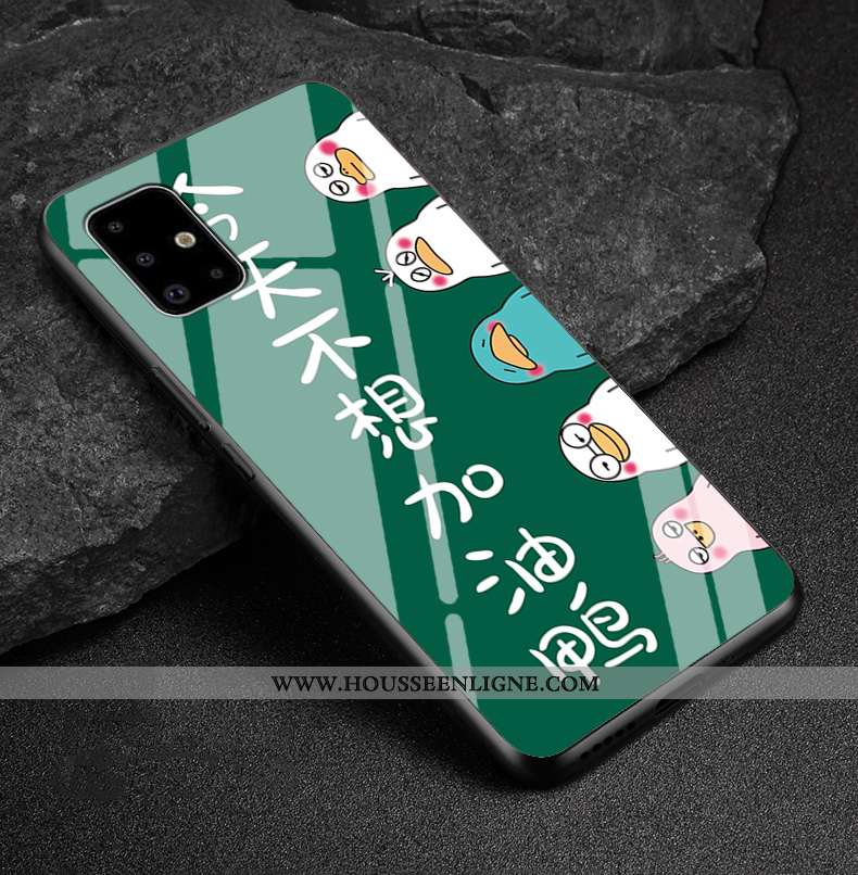 Housse Samsung Galaxy A51 Verre Personnalité Étoile Incassable Fluide Doux Personnalisé Amoureux Rou