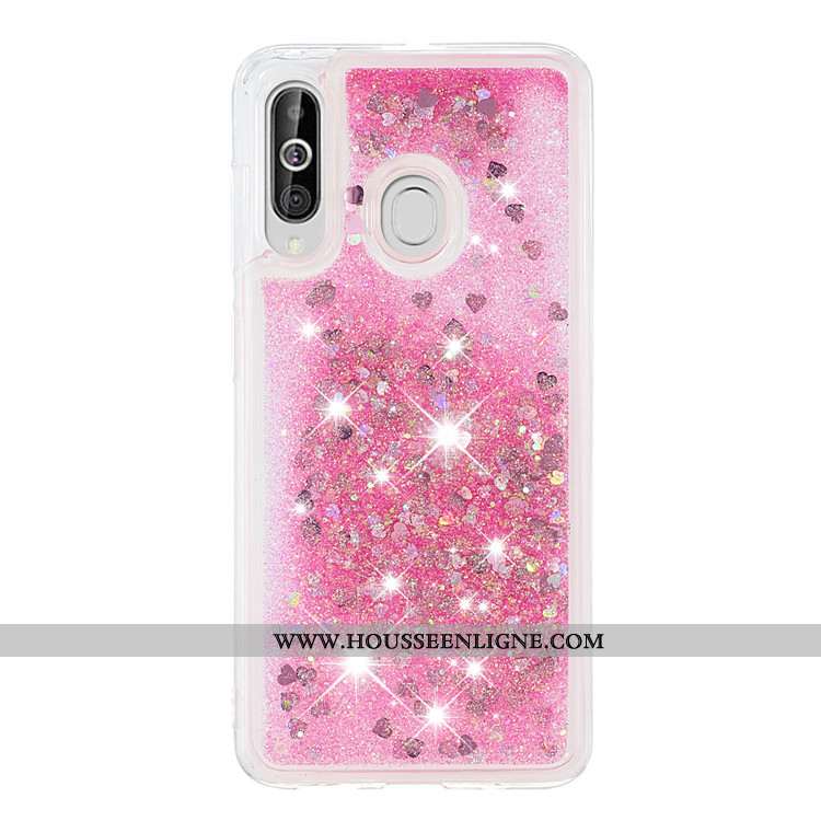 Housse Samsung Galaxy A60 Dessin Animé Tendance Incassable Étui Tout Compris Coque Quicksand Bleu