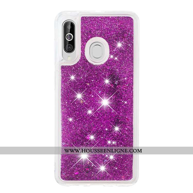 Housse Samsung Galaxy A60 Dessin Animé Tendance Incassable Étui Tout Compris Coque Quicksand Bleu